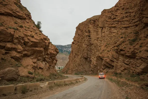 Canyon leading to Naryn.