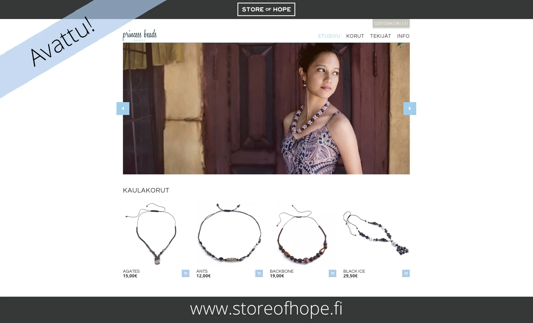 The store looks like this!